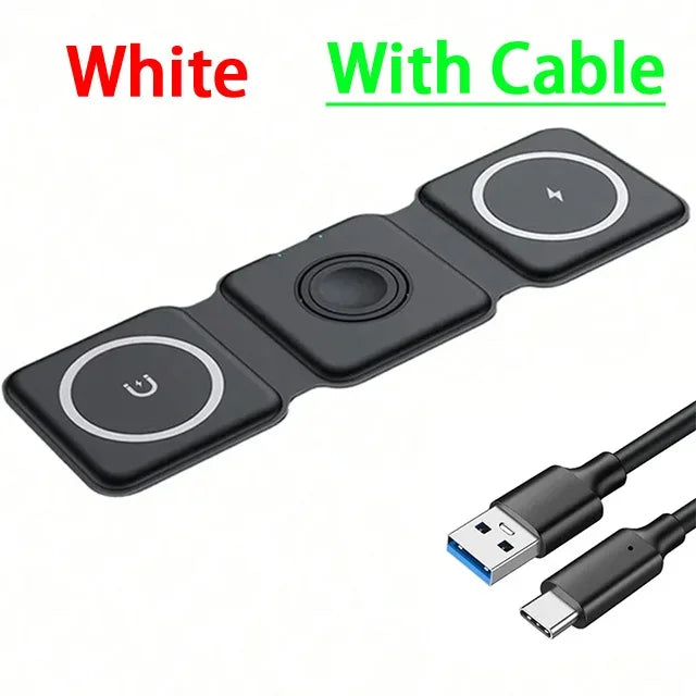 Estación de Carga 3 en 1 Plegable