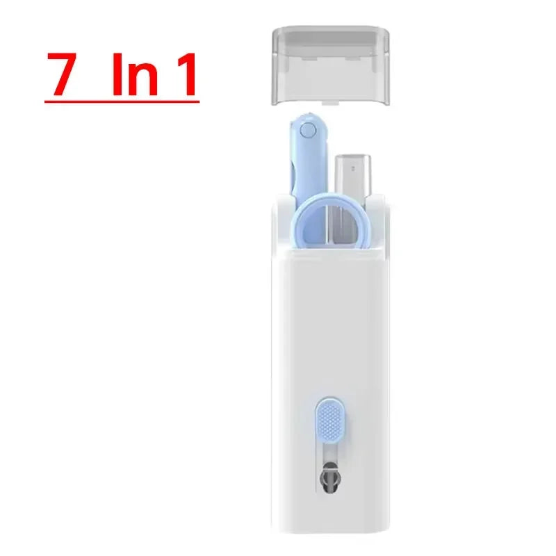 Kit de Limpieza 7 en 1 MultiVoltio | Para Teclados, Auriculares y Pantallas