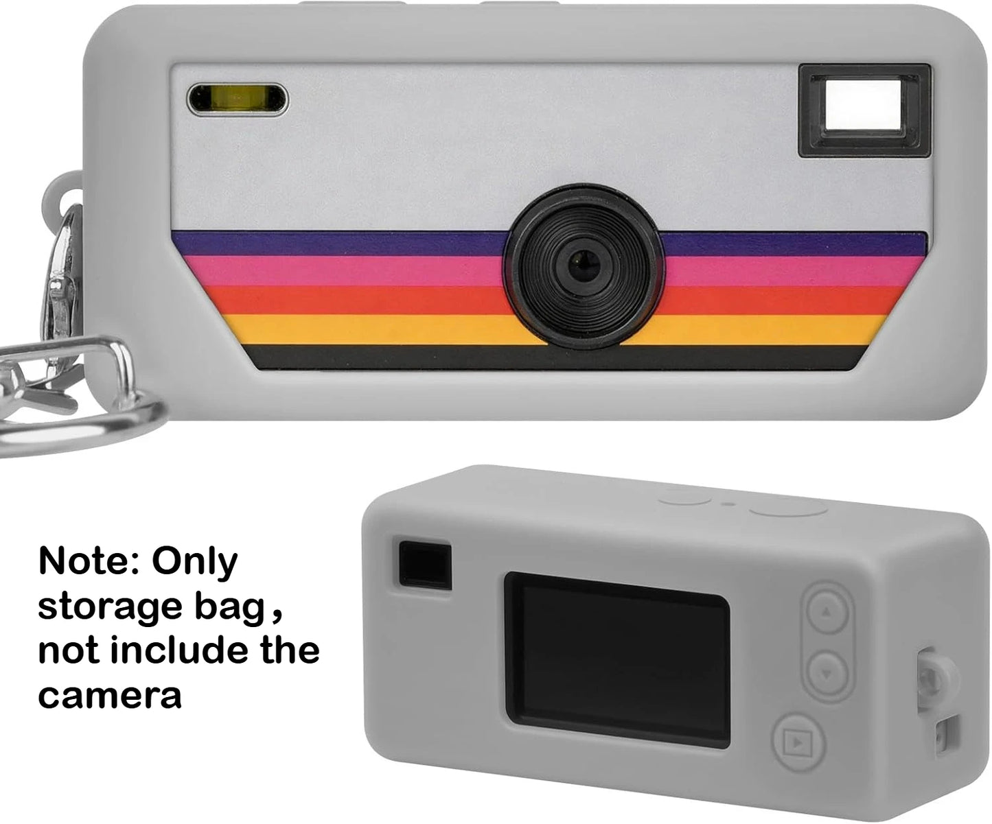 Silicone Case for Kodak CHARMERA Keychain Digital Camera Blind Box, Photo Mini Keychain Camera Sleeve - Camera NOT Included