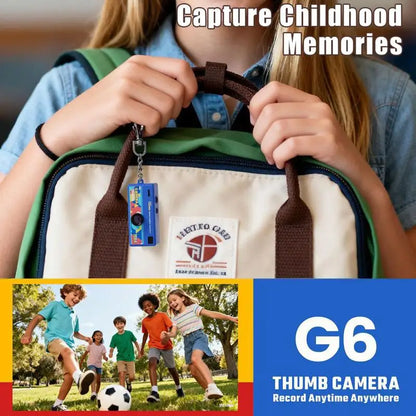 Thumb-sized Retro Camera Keychain; Portable Mini Action Recorder; LCD Screen Display; HD 1080P Video