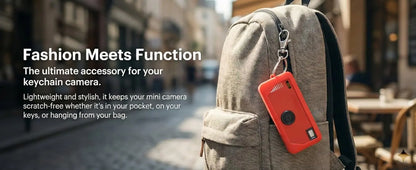 Silicone Case for Kodak CHARMERA Keychain Digital Camera Blind Box, Photo Mini Keychain Camera Sleeve - Camera NOT Included